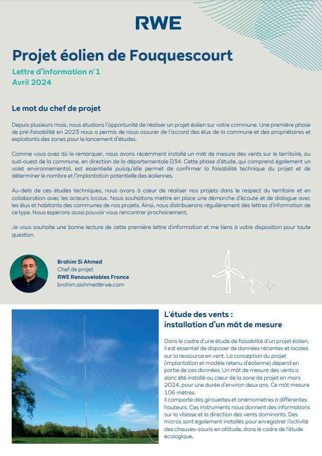 lettre d'information n°1